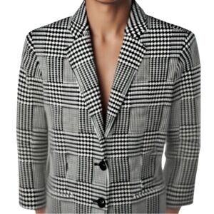 Lauren Ralph Lauren Classic Style Houndstooth Blazer Size 2